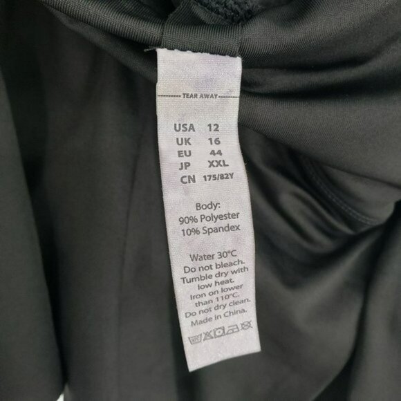 Athletic Skort Unbranded Black 12 Stretch Shorts Skirt Tennis Running Athleisure - Picture 3 of 11